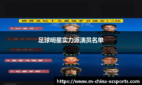 足球明星实力派演员名单